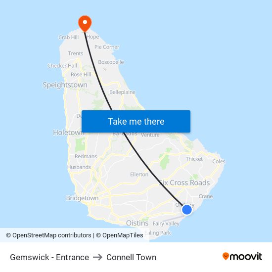 Gemswick - Entrance to Connell Town map