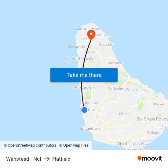 Wanstead - Ncf to Flatfield map