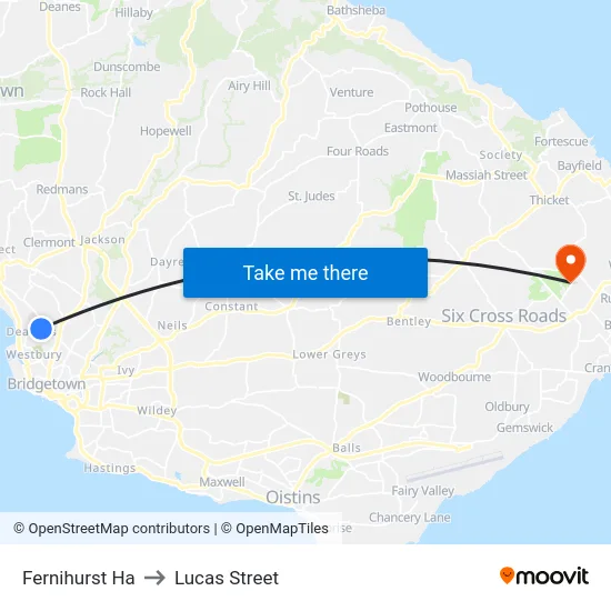Fernihurst Ha to Lucas Street map
