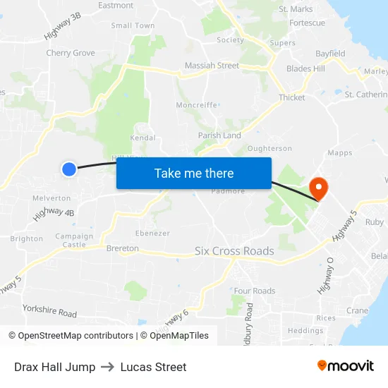 Drax Hall Jump to Lucas Street map
