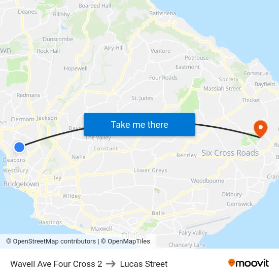 Wavell  Ave Four Cross 2 to Lucas Street map