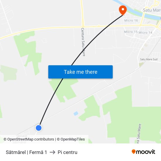 Sătmărel | Fermă 1 to Pi centru map