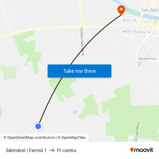 Sătmărel | Fermă 1 to Pi centru map