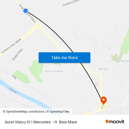 Aurel Vlaicu IV | Mercedes to Baia Mare map