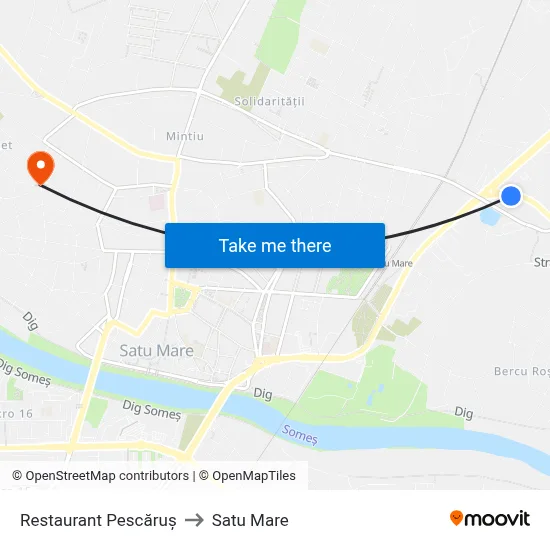 Restaurant Pescăruș to Satu Mare map