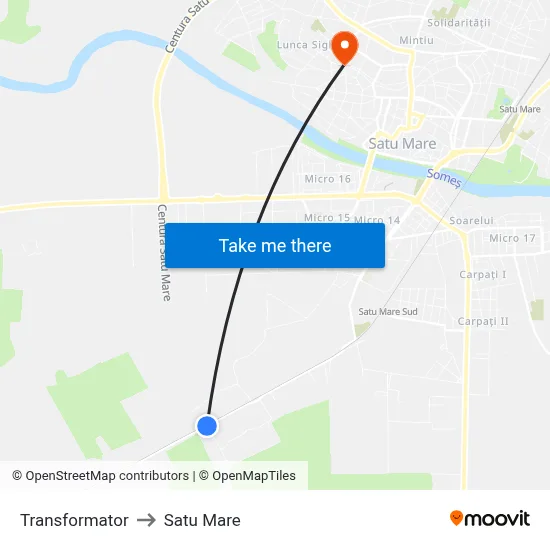 Transformator to Satu Mare map