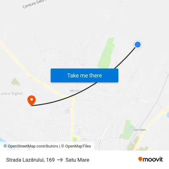 Strada Lazărului, 169 to Satu Mare map