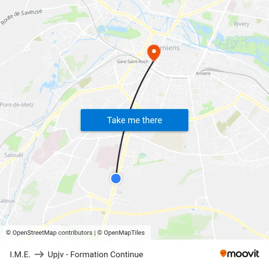 I.M.E. to Upjv - Formation Continue map