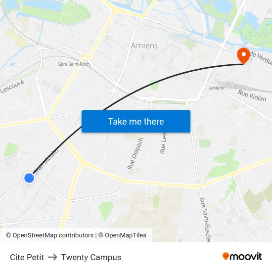 Cite Petit to Twenty Campus map