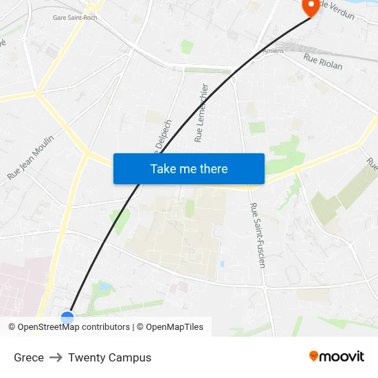 Grece to Twenty Campus map