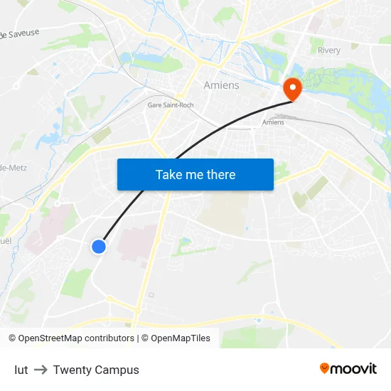 Iut to Twenty Campus map