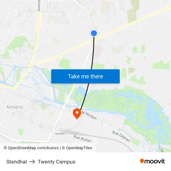 Stendhal to Twenty Campus map