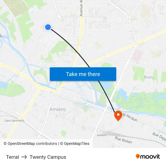 Terral to Twenty Campus map