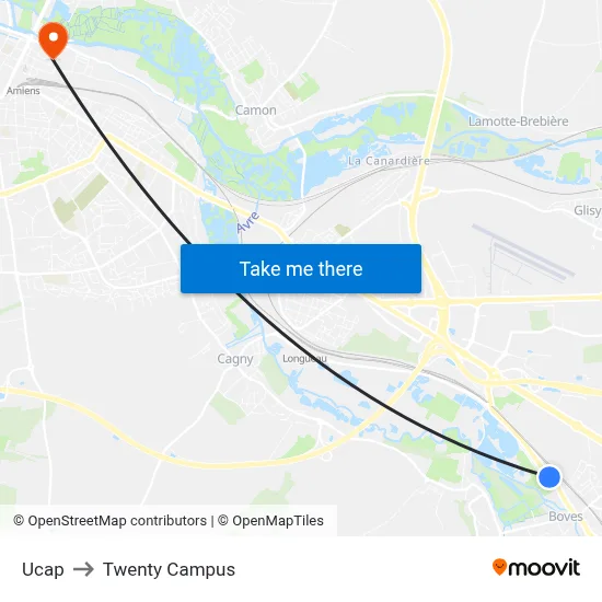 Ucap to Twenty Campus map