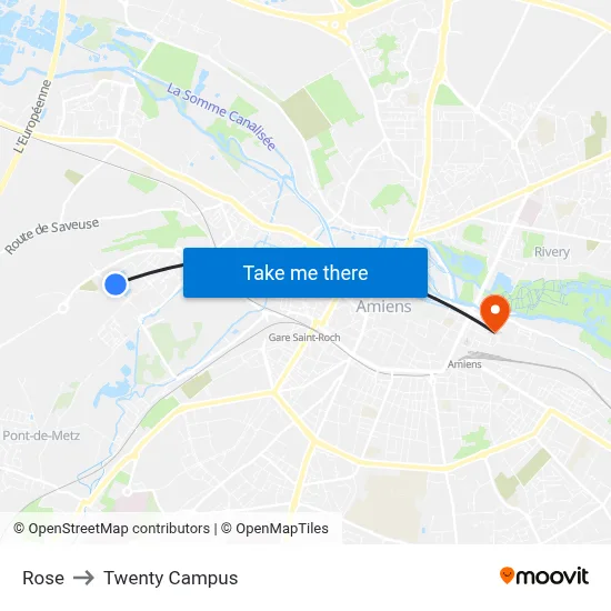 Rose to Twenty Campus map