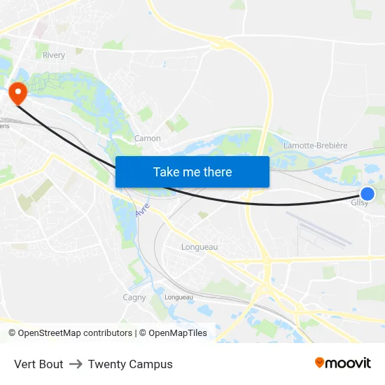 Vert Bout to Twenty Campus map