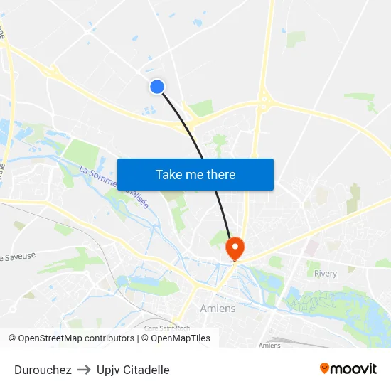Durouchez to Upjv Citadelle map