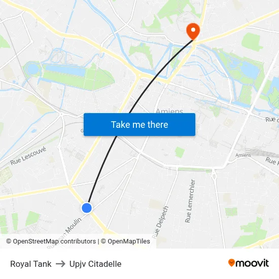 Royal Tank to Upjv Citadelle map