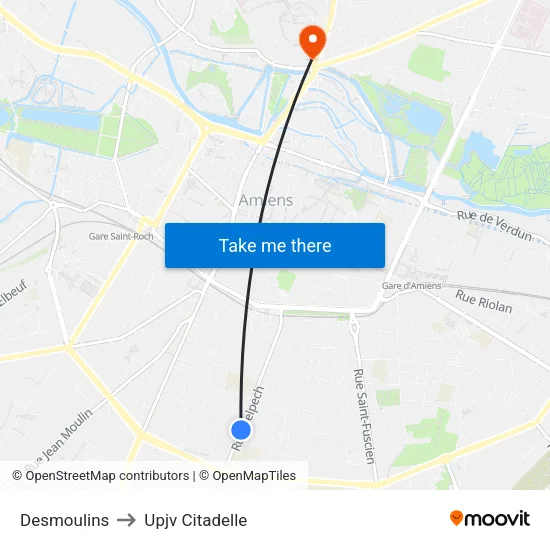 Desmoulins to Upjv Citadelle map