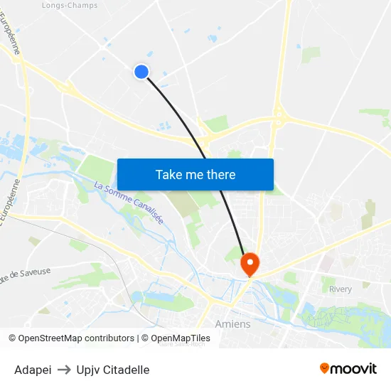 Adapei to Upjv Citadelle map