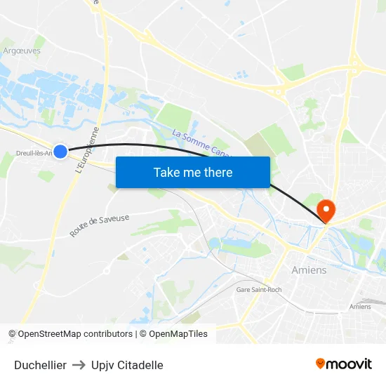 Duchellier to Upjv Citadelle map
