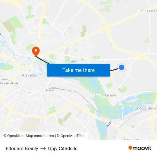 Edouard Branly to Upjv Citadelle map