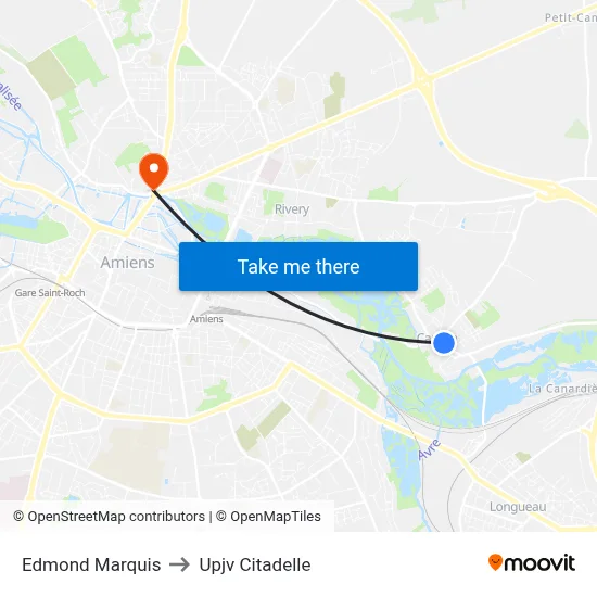 Edmond Marquis to Upjv Citadelle map