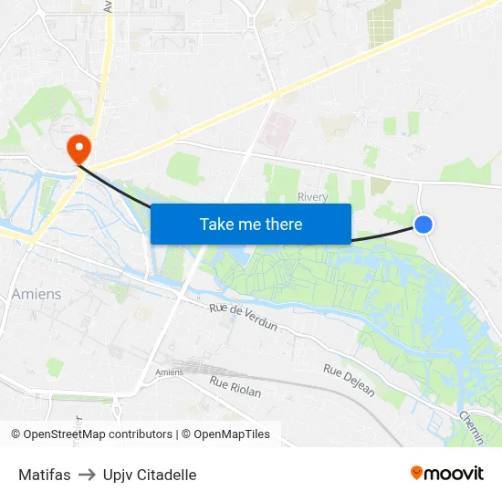 Matifas to Upjv Citadelle map