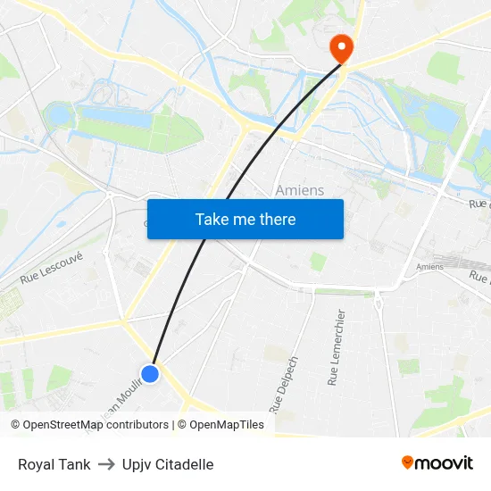 Royal Tank to Upjv Citadelle map