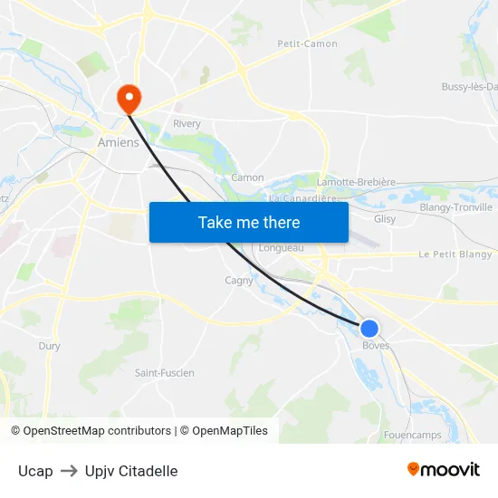 Ucap to Upjv Citadelle map