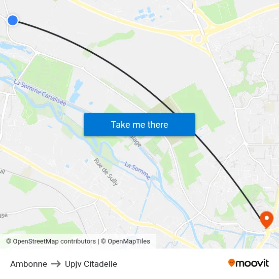Ambonne to Upjv Citadelle map