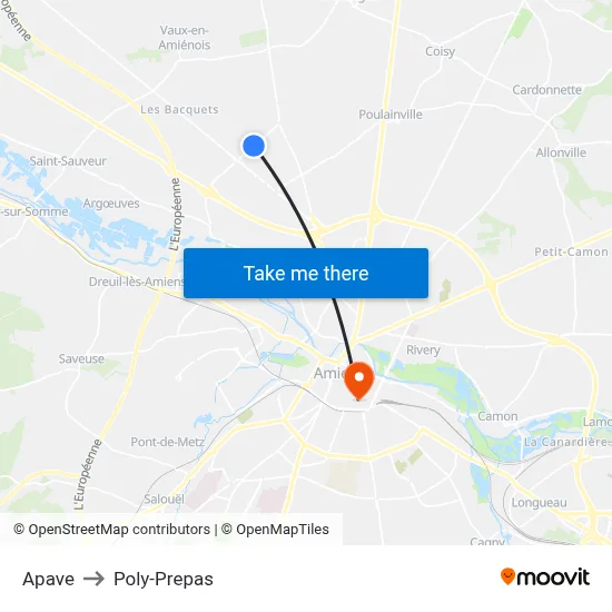 Apave to Poly-Prepas map