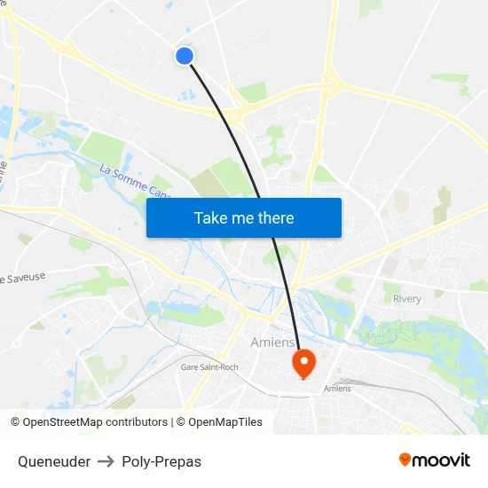 Queneuder to Poly-Prepas map