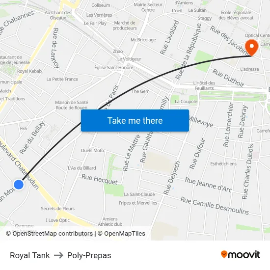 Royal Tank to Poly-Prepas map