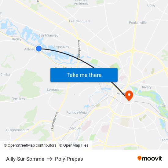 Ailly-Sur-Somme to Poly-Prepas map