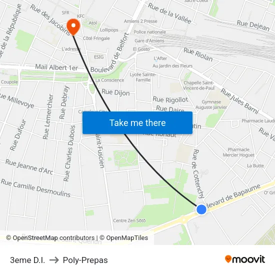 3eme D.I. to Poly-Prepas map