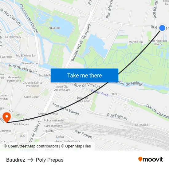 Baudrez to Poly-Prepas map