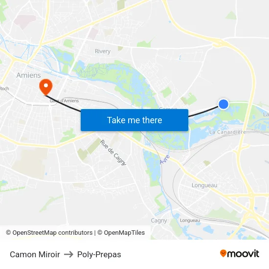 Camon Miroir to Poly-Prepas map