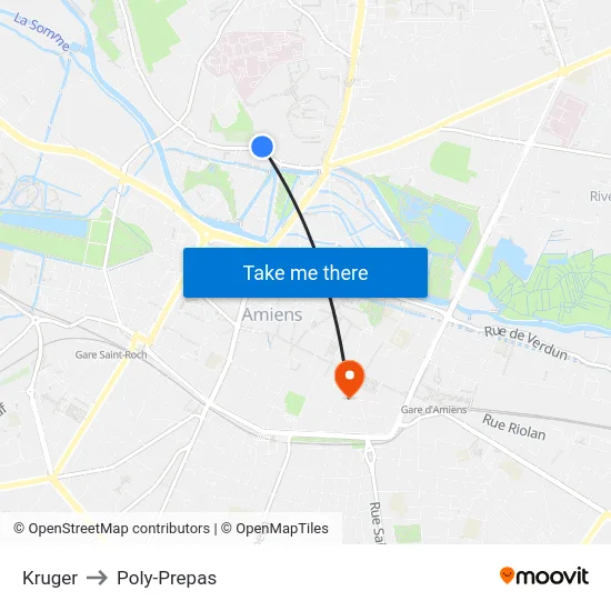 Kruger to Poly-Prepas map