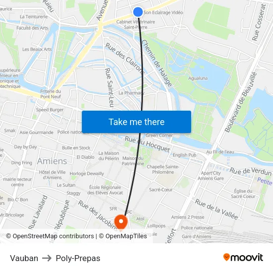 Vauban to Poly-Prepas map