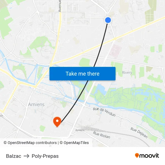 Balzac to Poly-Prepas map