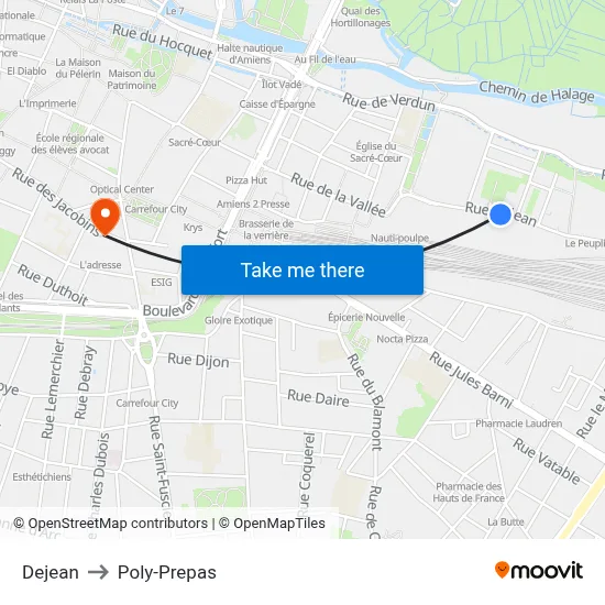 Dejean to Poly-Prepas map