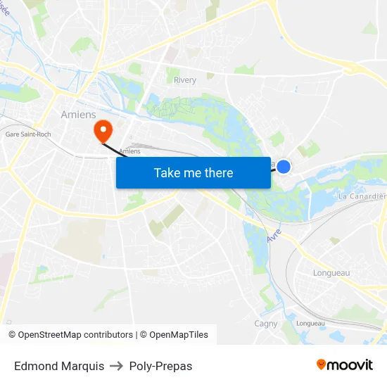 Edmond Marquis to Poly-Prepas map
