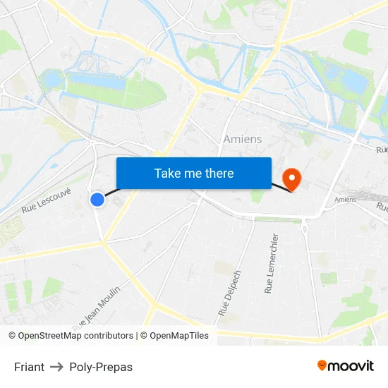 Friant to Poly-Prepas map
