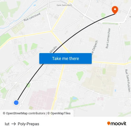 Iut to Poly-Prepas map