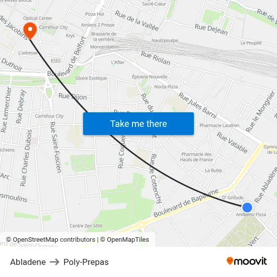 Abladene to Poly-Prepas map
