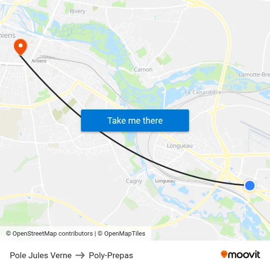 Pole Jules Verne to Poly-Prepas map
