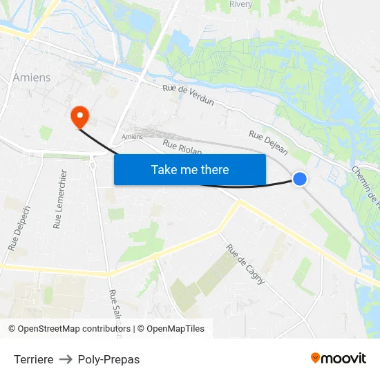 Terriere to Poly-Prepas map
