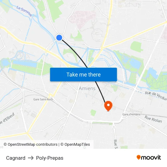 Cagnard to Poly-Prepas map