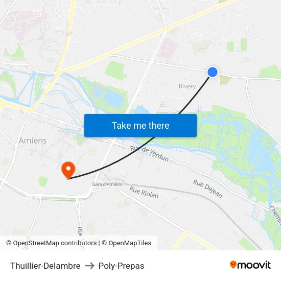 Thuillier-Delambre to Poly-Prepas map